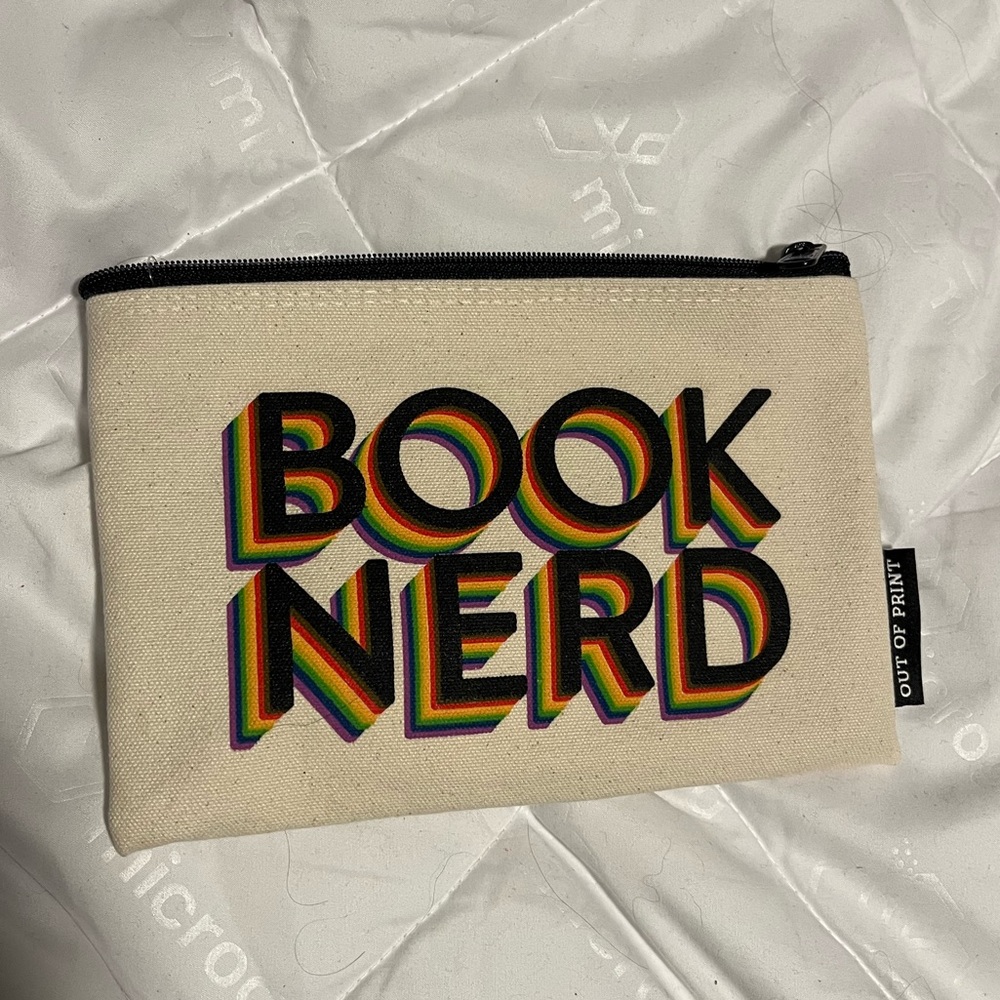Rainbow Book Nerd Pencil Case